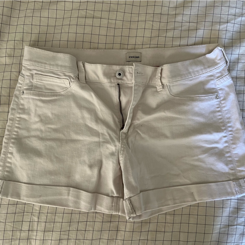 Stylish Beige Women's Shorts by Express